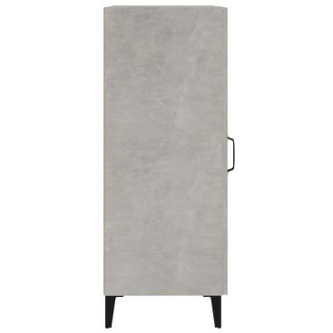 vidaXL Ντουλάπι Γκρι Σκυροδέματος 34,5x34x90cm Επεξεργασμένο Ξύλο 1 τεμ.