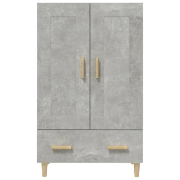 vidaXL Ντουλάπι Γκρι Σκυροδέματος 70x31x115cm από Επεξεργασμένο Ξύλο 1 τεμ.