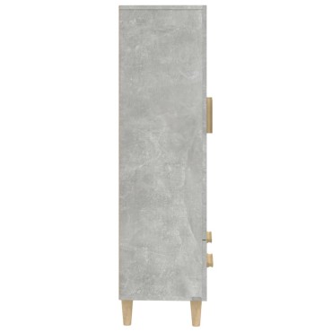 vidaXL Ντουλάπι Γκρι Σκυροδέματος 70x31x115cm από Επεξεργασμένο Ξύλο 1 τεμ.