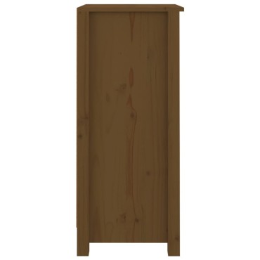 vidaXL Συρταριέρες 2 τεμ. Καφέ Μελί 40x35x80cm από Μασίφ Ξύλο Πεύκου