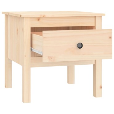 vidaXL Βοηθητικά Τραπέζια 2 τεμ. 50x50x49cm Μασίφ Ξύλο Πεύκου