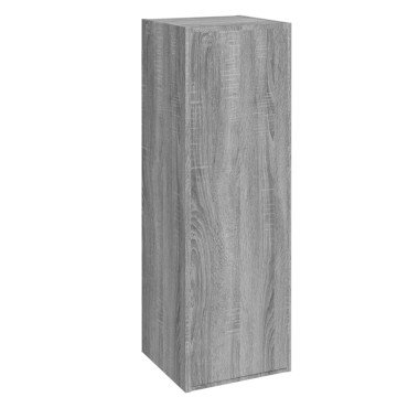 vidaXL Έπιπλο Τηλεόρασης Γκρι Sonoma 30,5x30x90cm από Επεξεργ. Ξύλο