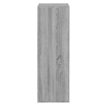 vidaXL Έπιπλο Τηλεόρασης Γκρι Sonoma 30,5x30x90cm από Επεξεργ. Ξύλο