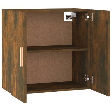 vidaXL Ντουλάπι Τοίχου Καπνιστή Δρυς 60x30x60cm Επεξεργασμένο Ξύλο 1 τεμ.