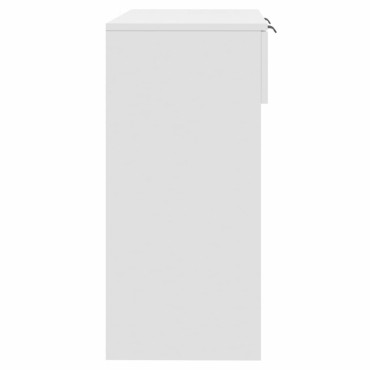 vidaXL Τραπέζι Κονσόλα Λευκό 90x36x75cm από Επεξεργασμένο Ξύλο 1 τεμ.