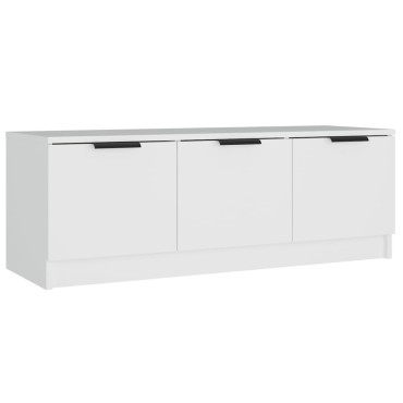 vidaXL Έπιπλο Τηλεόρασης Λευκό 102x35x36,5cm Επεξεργασμένο Ξύλο