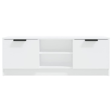 vidaXL Έπιπλο Τηλεόρασης Λευκό 102x35x36,5cm Επεξεργασμένο Ξύλο