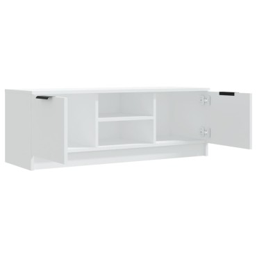 vidaXL Έπιπλο Τηλεόρασης Λευκό 102x35x36,5cm Επεξεργασμένο Ξύλο