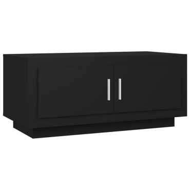 vidaXL Τραπεζάκι Σαλονιού Μαύρο 102x50x45cm από Επεξεργασμένο Ξύλο 1 τεμ.