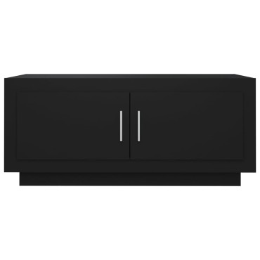 vidaXL Τραπεζάκι Σαλονιού Μαύρο 102x50x45cm από Επεξεργασμένο Ξύλο 1 τεμ.