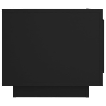 vidaXL Τραπεζάκι Σαλονιού Μαύρο 102x50x45cm από Επεξεργασμένο Ξύλο 1 τεμ.