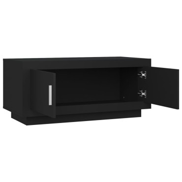 vidaXL Τραπεζάκι Σαλονιού Μαύρο 102x50x45cm από Επεξεργασμένο Ξύλο 1 τεμ.