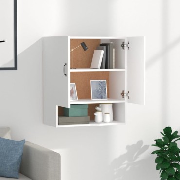 vidaXL Ντουλάπι Τοίχου Λευκό 60x31x70cm από Επεξεργασμένο Ξύλο 1 τεμ.