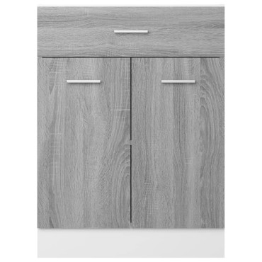 vidaXL Έπιπλο Με Συρτάρι Lyon Γκρι Sonoma 60x46x81,5cm Επεξεργ. Ξύλο