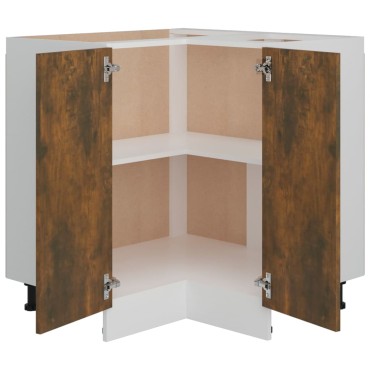 vidaXL Ντουλάπι Κουζίνας Lyon Καπνιστή Δρυς 75,5x75,5x81,5cm 1 τεμ.