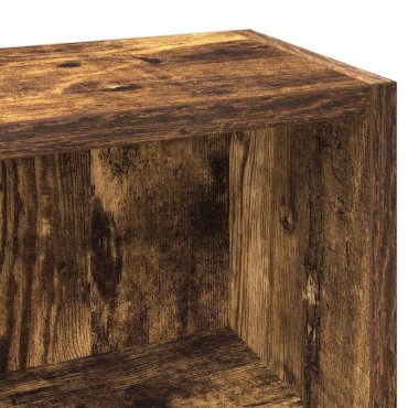 vidaXL Ντουλάπια CD 2 τεμ. Καπν. Δρυς 21x16x93,5cm Επεξεργασμένο Ξύλο