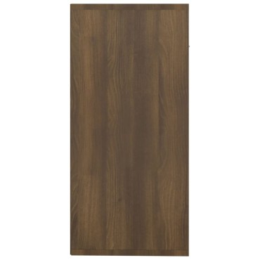 vidaXL Ντουλάπι Καφέ Δρυς 88x30x65cm από Επεξεργασμένο Ξύλο 1 τεμ.