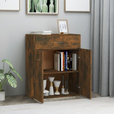 vidaXL Ντουλάπι Καπνιστή Δρυς 60x30x75cm από Επεξεργασμένο Ξύλο 1 τεμ.