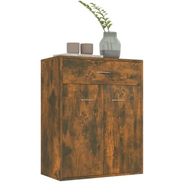 vidaXL Ντουλάπι Καπνιστή Δρυς 60x30x75cm από Επεξεργασμένο Ξύλο 1 τεμ.