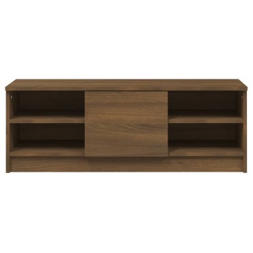vidaXL Έπιπλο Τηλεόρασης Καφέ Δρυς 102x35,5x36,5cm Επεξεργ. Ξύλο