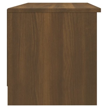 vidaXL Έπιπλο Τηλεόρασης Καφέ Δρυς 102x35,5x36,5cm Επεξεργ. Ξύλο