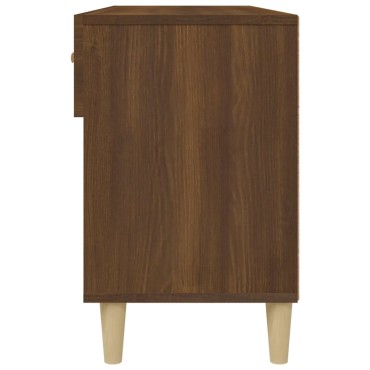 vidaXL Παπουτσοθήκη Καφέ Δρυς 102x35x55cm από Επεξεργασμένο Ξύλο