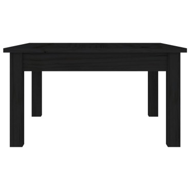 vidaXL Τραπεζάκι Σαλονιού Μαύρο 55x55x30cm από Μασίφ Ξύλο Πεύκου 1 τεμ.