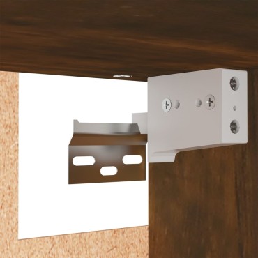 vidaXL Έπιπλα Τηλεόρασης 7 τεμ. Καπν. Δρυς 30,5x30x60cm Επ. Ξύλο