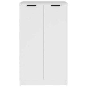 vidaXL Παπουτσοθήκη Λευκή 59x35x100cm από Επεξεργασμένο Ξύλο 1 τεμ.