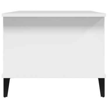 vidaXL Τραπεζάκι Σαλονιού Λευκό 90x50x40cm από Επεξεργασμένο Ξύλο 1 τεμ.