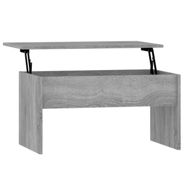 vidaXL Τραπεζάκι Σαλονιού Γκρι Sonoma80x50,5x41,5cm Επεξεργασμένο Ξύλο 1 τεμ.