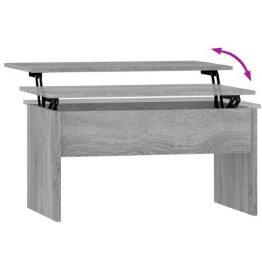 vidaXL Τραπεζάκι Σαλονιού Γκρι Sonoma80x50,5x41,5cm Επεξεργασμένο Ξύλο 1 τεμ.