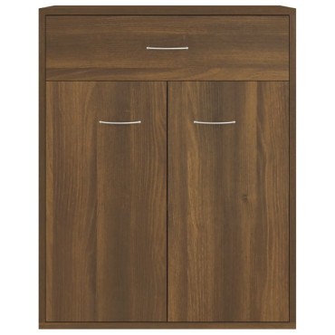vidaXL Μπουφές Καφέ Δρυς 60x30x75cm από Επεξεργασμένο Ξύλο 1 τεμ.