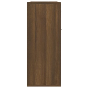 vidaXL Μπουφές Καφέ Δρυς 60x30x75cm από Επεξεργασμένο Ξύλο 1 τεμ.