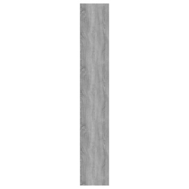 vidaXL Βιβλιοθήκη με 5 Ράφια Γκρι Sonoma 80x30x189cm Επεξεργ. Ξύλο 1 τεμ.