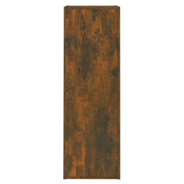 vidaXL Έπιπλο Τηλεόρασης Καπνιστή Δρυς30,5x30x90cm Επεξεργασμένο Ξύλο