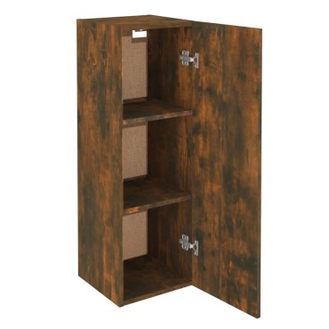 vidaXL Έπιπλο Τηλεόρασης Καπνιστή Δρυς30,5x30x90cm Επεξεργασμένο Ξύλο