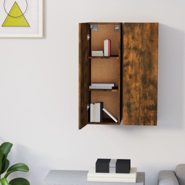vidaXL Έπιπλα Τηλεόρασης2 τεμ. Καπν. Δρυς 30,5x30x90cm Επ. Ξύλο