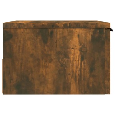 vidaXL Κομοδίνο Επιτοίχιο Καπνιστή Δρυς 34x30x20cm 1 τεμ.