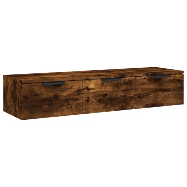 vidaXL Ντουλάπι Τοίχου Καπνιστή Δρυς 102x30x20cm Επεξεργασμένο Ξύλο 1 τεμ.