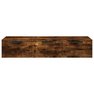 vidaXL Ντουλάπι Τοίχου Καπνιστή Δρυς 102x30x20cm Επεξεργασμένο Ξύλο 1 τεμ.