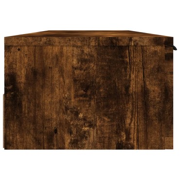 vidaXL Ντουλάπι Τοίχου Καπνιστή Δρυς 102x30x20cm Επεξεργασμένο Ξύλο 1 τεμ.
