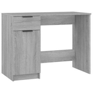 vidaXL Γραφείο Γκρι Sonoma 100x50x75cm από Επεξεργασμένο Ξύλο 1 τεμ.