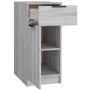 vidaXL Ντουλάπι Γραφείου Γκρι sonoma 33,5x50x75cm Επεξεργ. Ξύλο 1 τεμ.