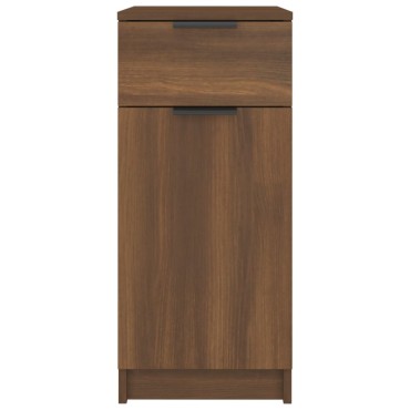 vidaXL Ντουλάπι Γραφείου Καφέ δρυς 33,5x50x75cm Επεξεργ. Ξύλο 1 τεμ.