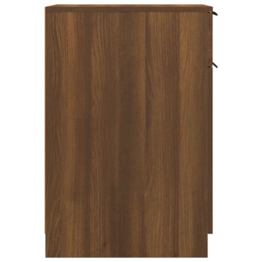 vidaXL Ντουλάπι Γραφείου Καφέ δρυς 33,5x50x75cm Επεξεργ. Ξύλο 1 τεμ.