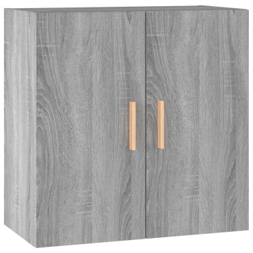 vidaXL Ντουλάπι Τοίχου Γκρι Sonoma 60x30x60cm Επεξεργασμένο Ξύλο 1 τεμ.