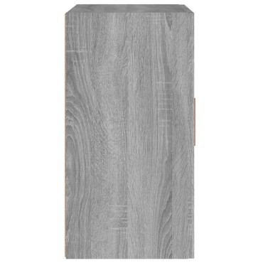 vidaXL Ντουλάπι Τοίχου Γκρι Sonoma 60x30x60cm Επεξεργασμένο Ξύλο 1 τεμ.