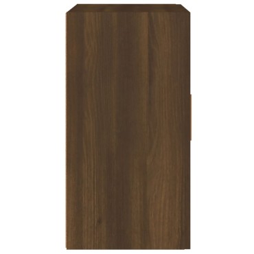 vidaXL Ντουλάπι Τοίχου Καφέ Δρυς 60x30x60cm Επεξεργασμένο Ξύλο 1 τεμ.