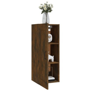 vidaXL Ντουλάπι Κρεμαστό Καπνιστή δρυς35x34x90cm Επεξεργασμένο Ξύλο 1 τεμ.